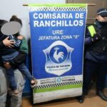 Móvil policial en la localidad de Ranchillos, Tucumán