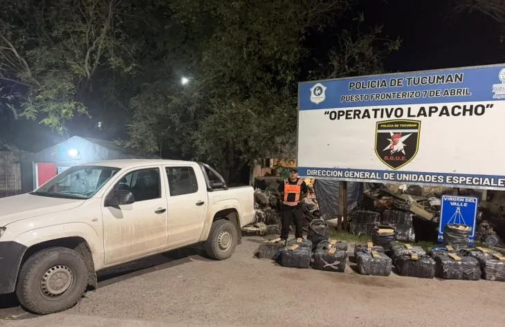 Camioneta VW Amarok retenida con carga de hojas de coca en Tucumán