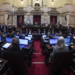 Sesión en el Senado de la Nación