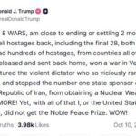 Donald Trump durante un acto en Siracusa