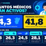 Profesionales de la salud en un hospital de Tucumán
