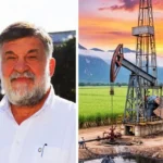 Geólogo Ricardo José Gómez Omil durante la presentación del proyecto de exploración de hidrocarburos en Tucumán