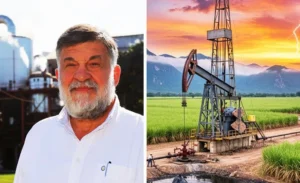 Geólogo Ricardo José Gómez Omil durante la presentación del proyecto de exploración de hidrocarburos en Tucumán