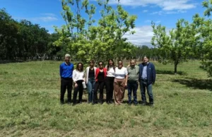 Autoridades durante el lanzamiento del IV Simposio Sudamericano de Pecán en Catamarca